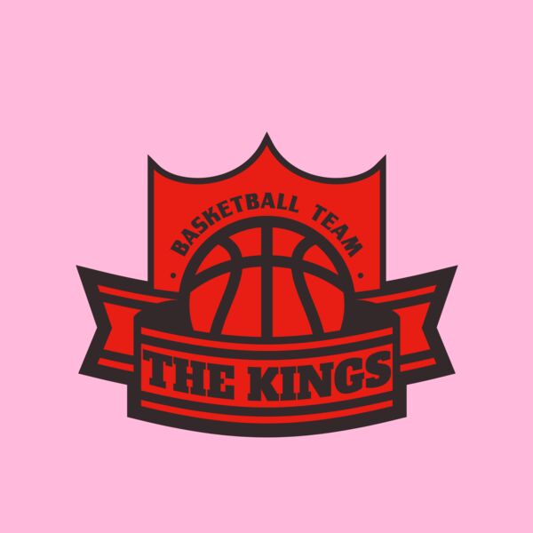 The Kings Basketball team Logo Template Thumbnail