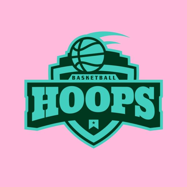 Hoops Basketball logo template 02 Thumbnail