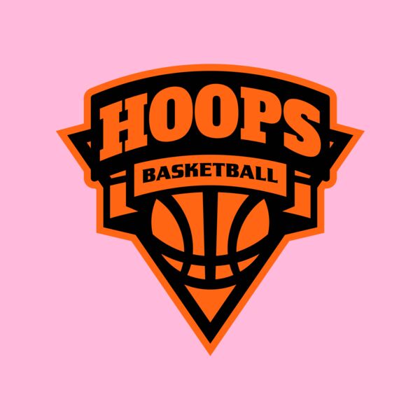 Hoops Basketball logo template 02 Thumbnail