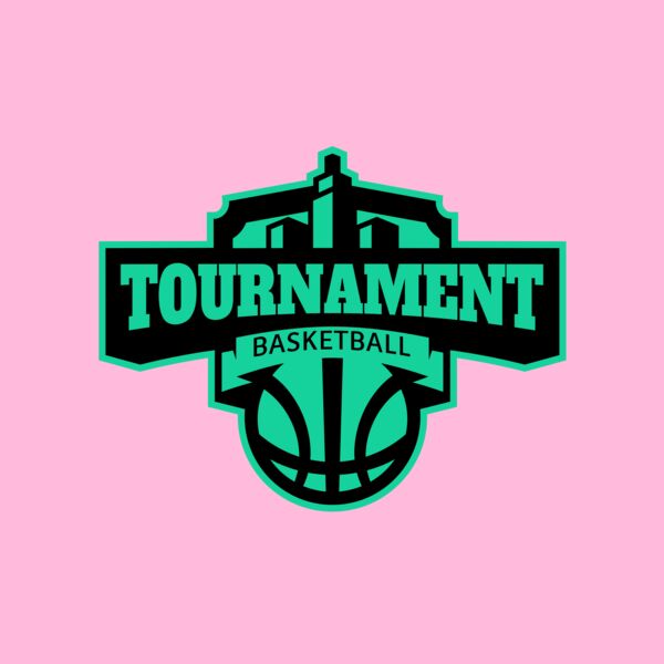 Tournament Basketball logo template Thumbnail
