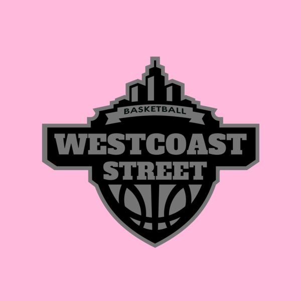 Westcoast Street Basketball League logo template Thumbnail