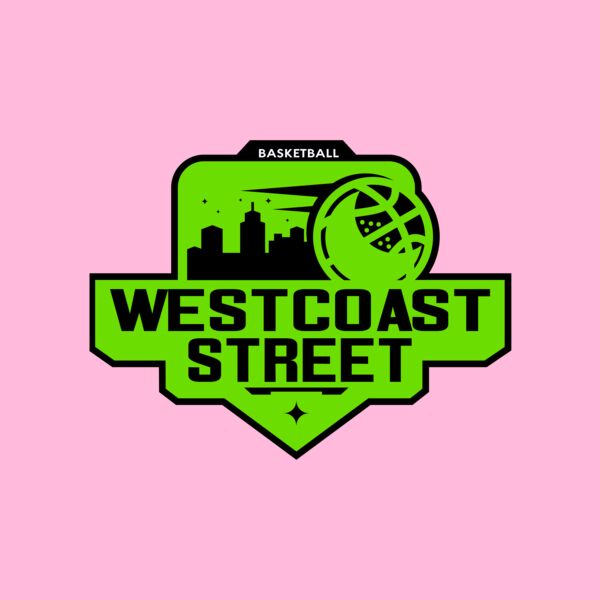 Westcoast Street Basketball logo template Thumbnail