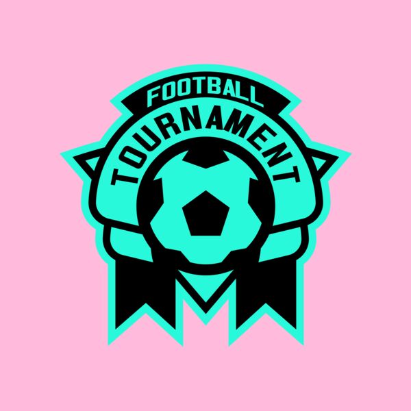 Tournament Football logo template Thumbnail