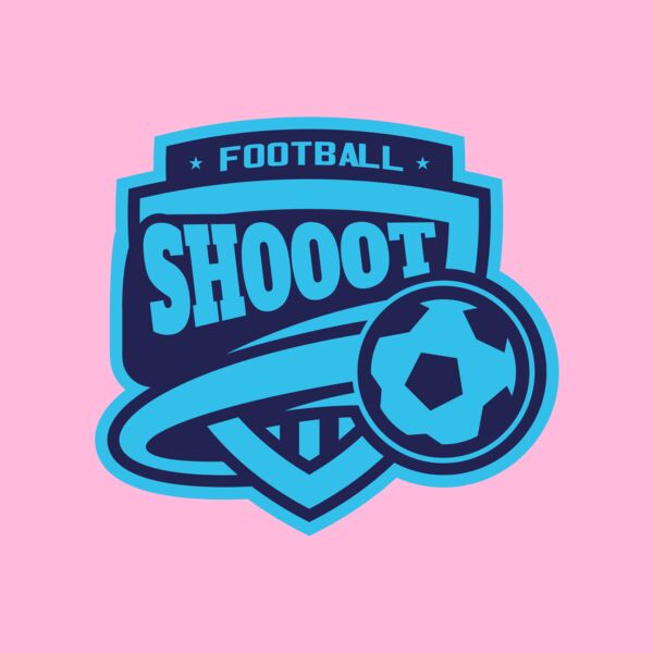 Shoot Football logo template Thumbnail