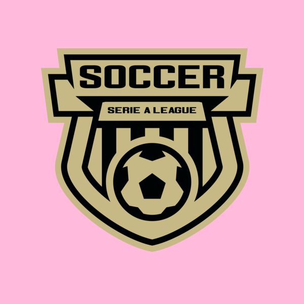 Serie a league soccer logo template Thumbnail