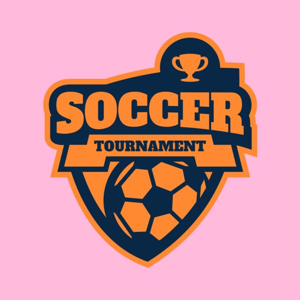 Soccer Tournament league logo template Thumbnail
