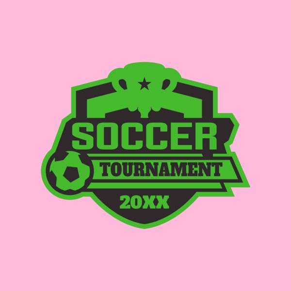 Soccer Tournament logo template 02 Thumbnail