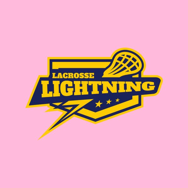 Lightning Lacrosse Logo Template Thumbnail