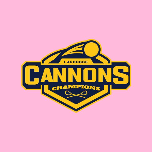 Cannons Champions Lacrosse Logo Template Thumbnail