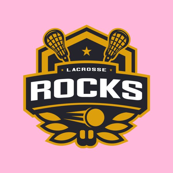 Rocks Lacrosse Logo Template Thumbnail