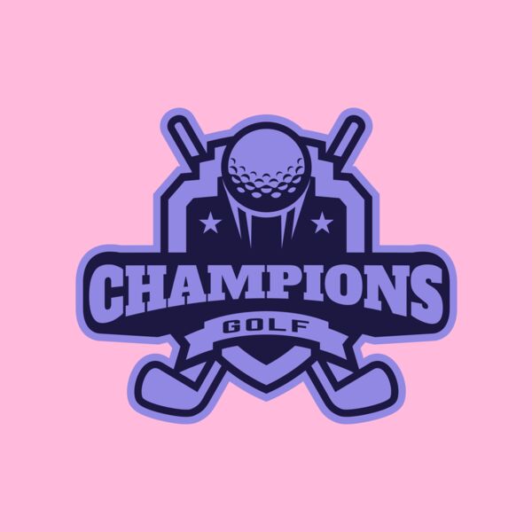 Champions Golf logo template Thumbnail