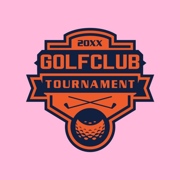 Golf club Tournament logo template 02 Thumbnail
