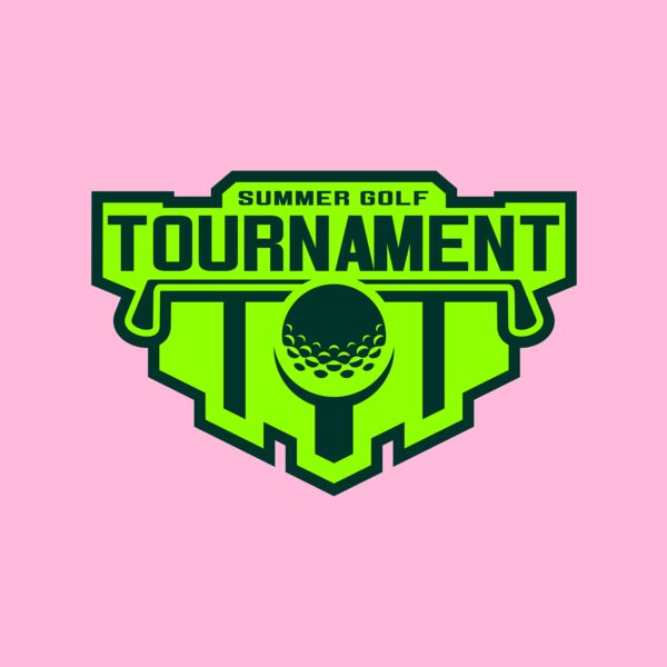 Tournament Summer golf logo template Thumbnail