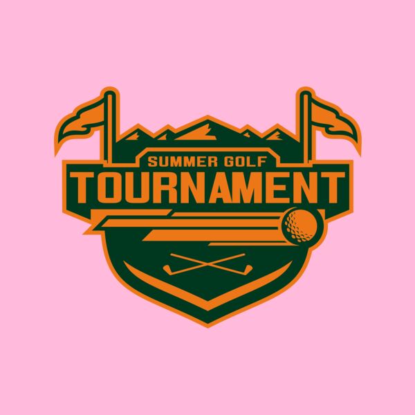 Tournament Summer golf logo template	02 Thumbnail