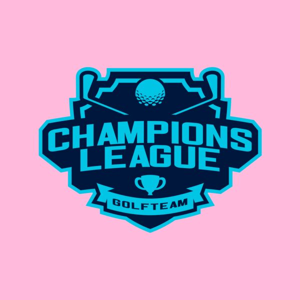 Champions League Golf Team logo template Thumbnail