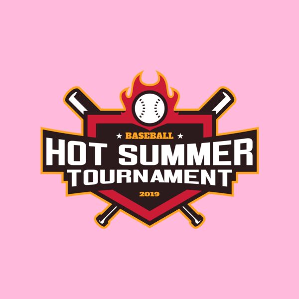 Hot Summer Tournament Baseball logo 01 Thumbnail