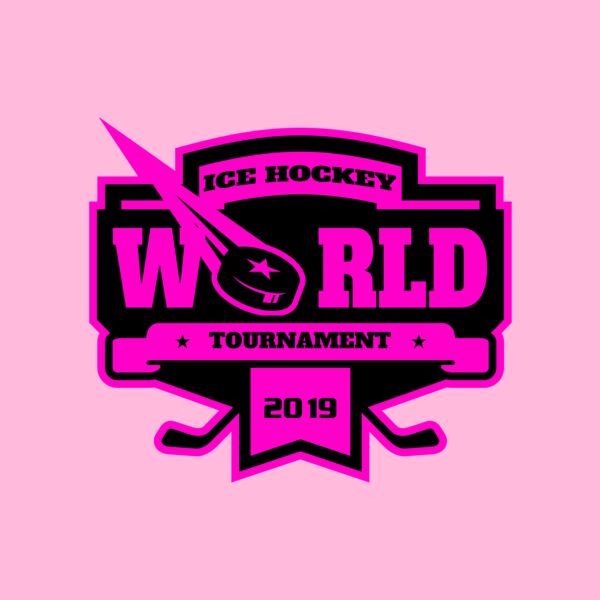 World Ice Hockey Tournament logo template Thumbnail