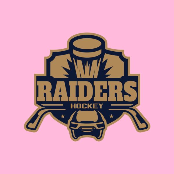Raiders Hockey logo template Thumbnail
