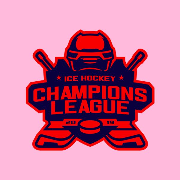 Champions League Ice Hockey logo template Thumbnail