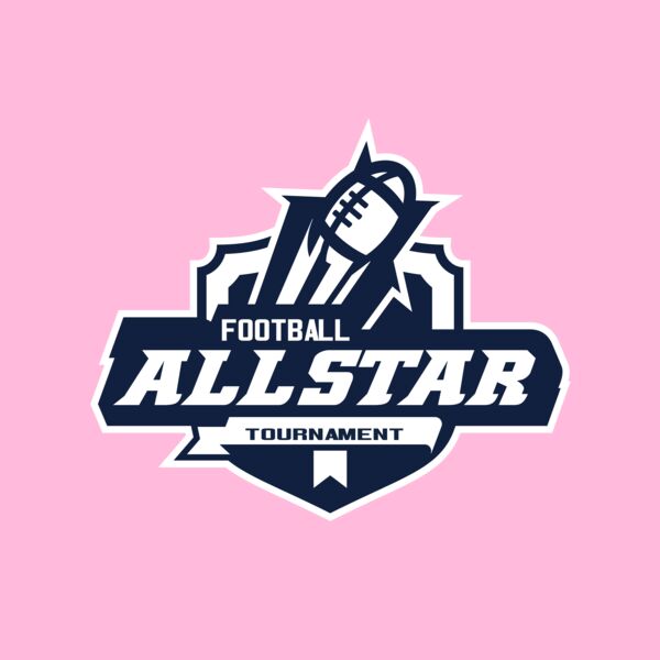 Allstar Tournament Football logo template Thumbnail