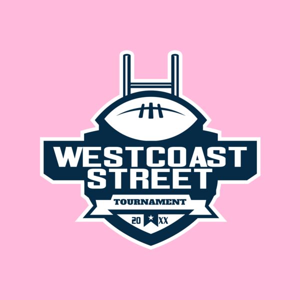 West Coast Street Tournament logo template Thumbnail