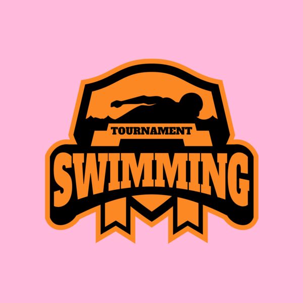 Swimming Tournament logo template 03 Thumbnail