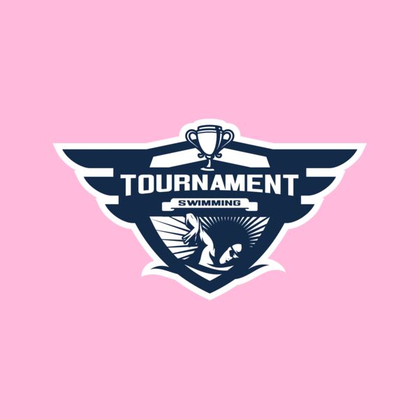 Swimming Tournament logo template 04 Thumbnail