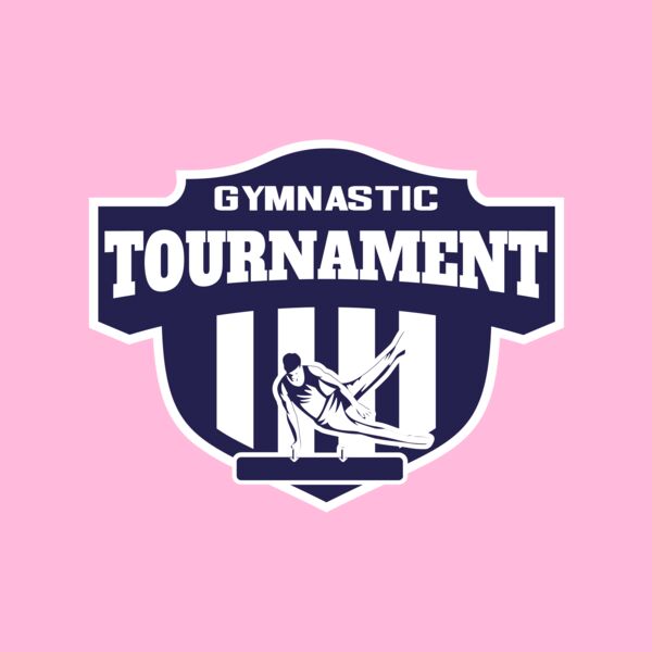 Gymnastic Tournament logo template Thumbnail