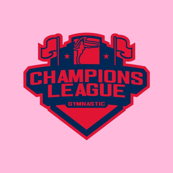 Champions League Gymnastic logo template Thumbnail
