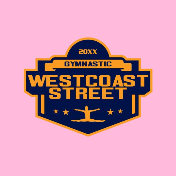 West Coast Street Gymnastic logo template 02 Thumbnail